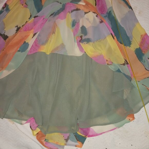 RACHEL Rachel Roy Pink Orange Halter Sundress - Picture 13 of 15